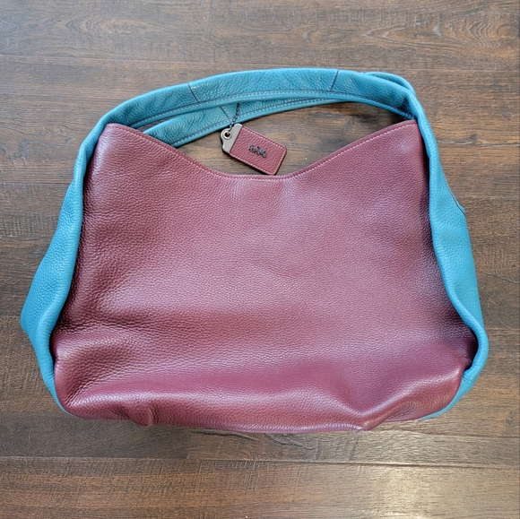 Coach Bandit Hobo 39 Bag - Yellow & Blue - Picture 5 of 16